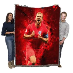 Harry Edward Kane Tottenham Hotspur Club Player Woven Blanket