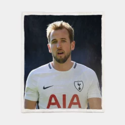 Harry Kane Awarded English Football Player Sherpa Fleece Blanket 1