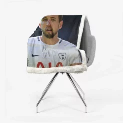 Harry Kane Awarded English Football Player Sherpa Fleece Blanket 2