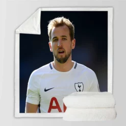 Harry Kane Awarded English Football Player Sherpa Fleece Blanket