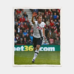 Harry Kane Exciting English Soccer Player Sherpa Fleece Blanket 1