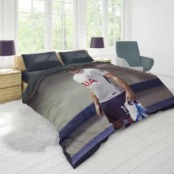 Harry Kane Top Ranked British Player Duvet Cover 1