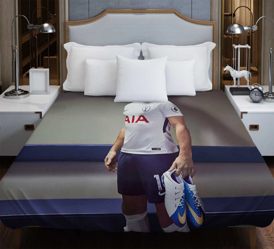 Harry Kane Top Ranked British Player Duvet Cover