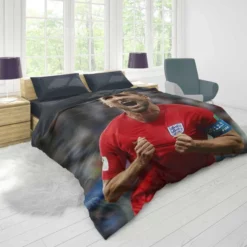 Harry Kane Top Ranked English Player Duvet Cover 1