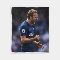 Harry Kane Tottanham English Club Player Sherpa Fleece Blanket 1