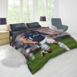 Harry Kane in Blue Jercey Duvet Cover 1