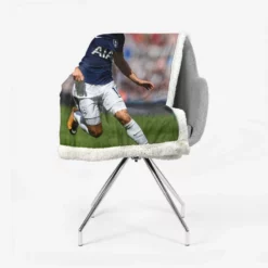 Harry Kane in Blue Jercey Sherpa Fleece Blanket 2