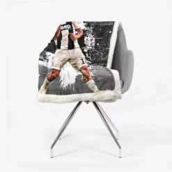 Hearty Footballer Player Paulo Dybala Sherpa Fleece Blanket 2