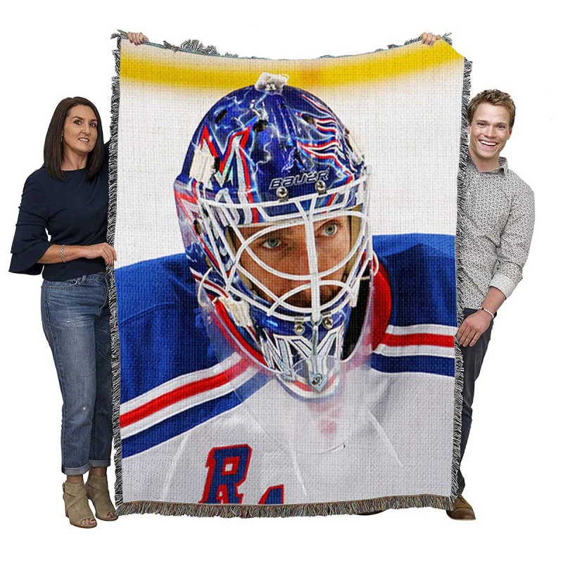 Henrik Lindquist Professional NHL Hockey Player Woven Blanket