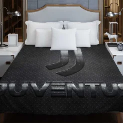 Honorable Italian Soccer Club Juventus Logo Duvet Cover