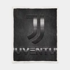 Honorable Italian Soccer Club Juventus Logo Sherpa Fleece Blanket 1