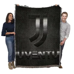 Honorable Italian Soccer Club Juventus Logo Woven Blanket