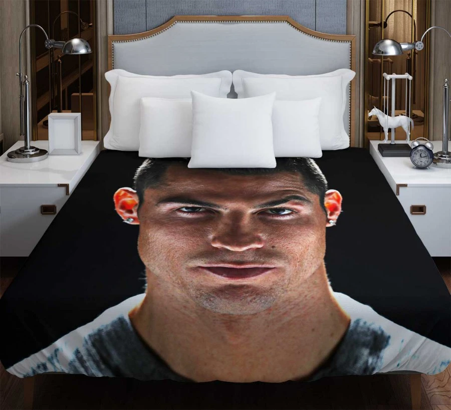 Honorable Soccer Player Cristiano Ronaldo Duvet Cover