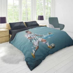 Honorable Soccer Player Lionel Messi Duvet Cover 1