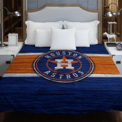 Houston Astros Exellelant MLB Baseball Team Duvet Cover