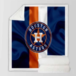 Houston Astros Popular MLB Baseball Team Sherpa Fleece Blanket