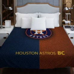Houston Astros Professional MLB Baseball Club Duvet Cover
