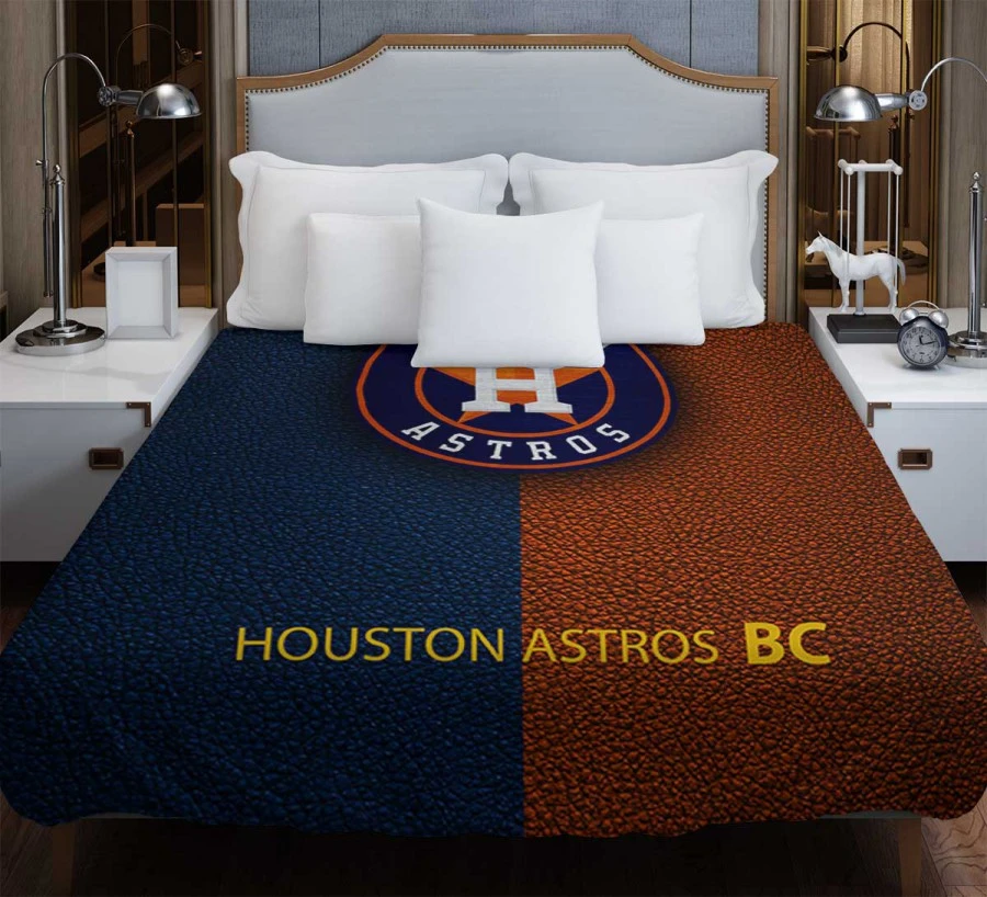 Houston Astros Professional MLB Baseball Club Duvet Cover