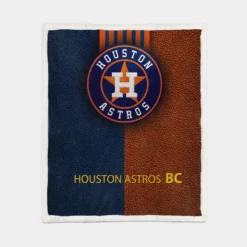 Houston Astros Professional MLB Baseball Club Sherpa Fleece Blanket 1