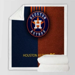 Houston Astros Professional MLB Baseball Club Sherpa Fleece Blanket