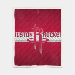 Houston Rockets Energetic NBA Basketball Team Sherpa Fleece Blanket 1