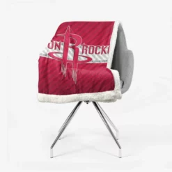 Houston Rockets Energetic NBA Basketball Team Sherpa Fleece Blanket 2