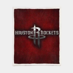 Houston Rockets NBL Basketball Club Sherpa Fleece Blanket 1