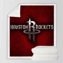 Houston Rockets NBL Basketball Club Sherpa Fleece Blanket