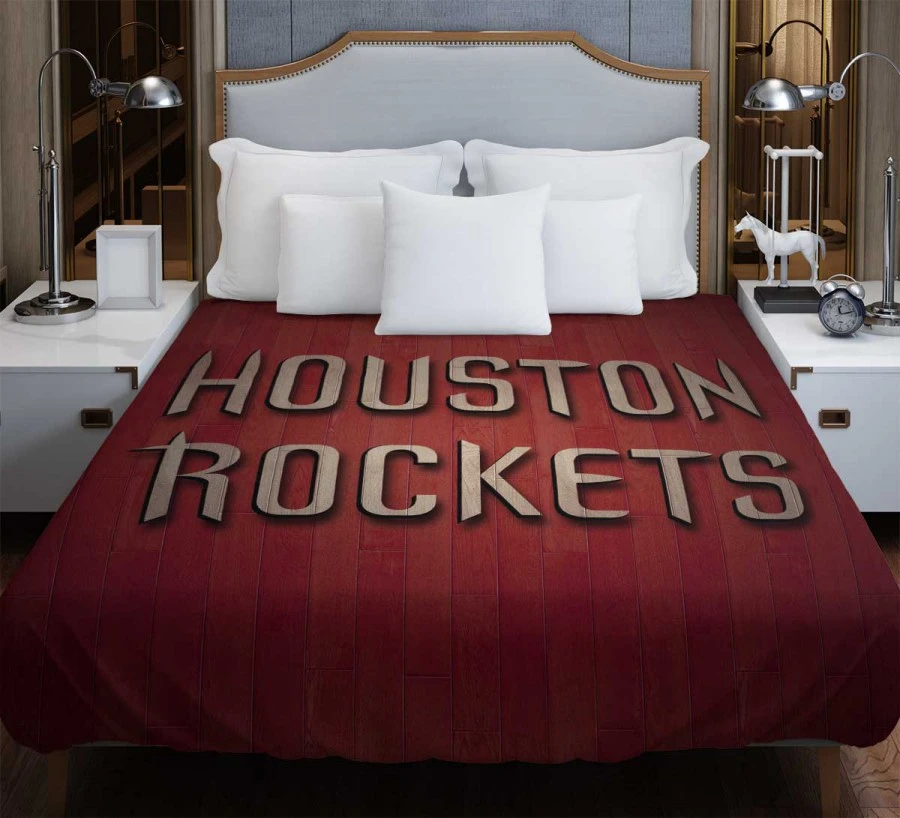 Houston Rockets Strong NBA Basketball Team Duvet Cover