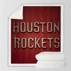 Houston Rockets Strong NBA Basketball Team Sherpa Fleece Blanket