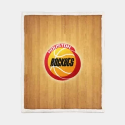 Houston Rockets Top Ranked NBA Basketball Club Sherpa Fleece Blanket 1