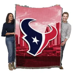 Houston Texans Popular NFL Football Team Woven Blanket