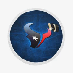 Houston Texans Professional American Football Team Round Beach Towel