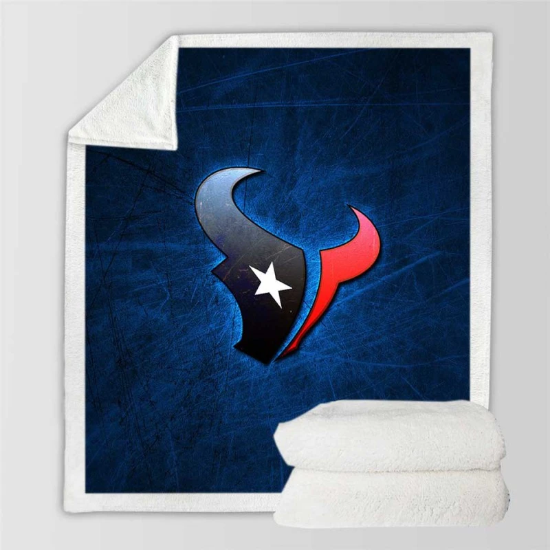Houston Texans Professional American Football Team Sherpa Fleece Blanket