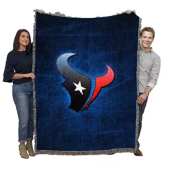 Houston Texans Professional American Football Team Woven Blanket