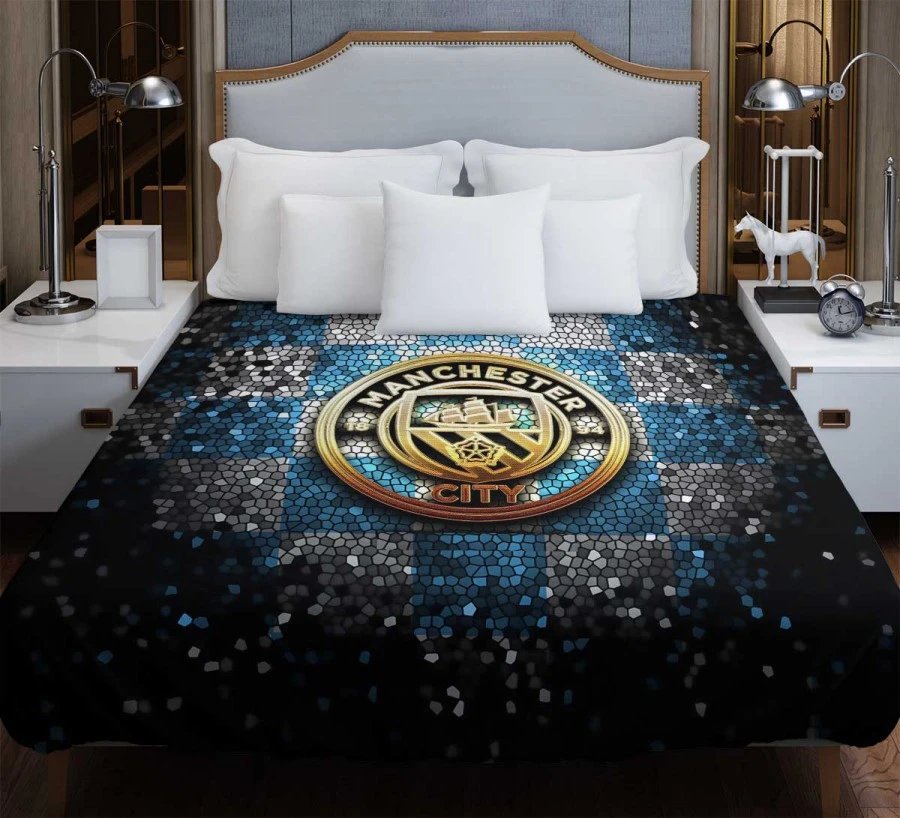 Incredible English Football Club Manchester City FC Duvet Cover