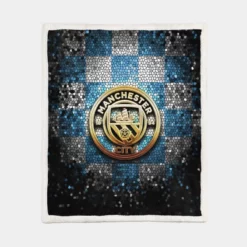 Incredible English Football Club Manchester City FC Sherpa Fleece Blanket 1