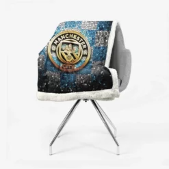 Incredible English Football Club Manchester City FC Sherpa Fleece Blanket 2