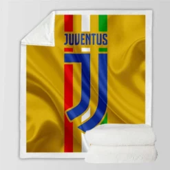 Incredible Italian Soccer Club Juventus Logo Sherpa Fleece Blanket