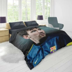 Incredible Soccer Player Lionel Messi Duvet Cover 1