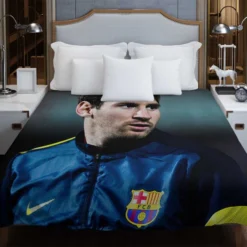 Incredible Soccer Player Lionel Messi Duvet Cover
