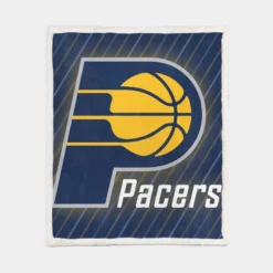 Indiana Pacers American Professional Basketball Team Sherpa Fleece Blanket 1