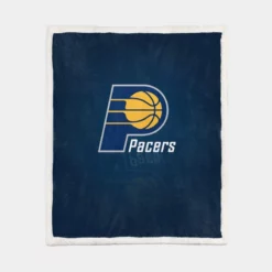 Indiana Pacers Energetic NBA Basketball Team Sherpa Fleece Blanket 1