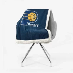 Indiana Pacers Energetic NBA Basketball Team Sherpa Fleece Blanket 2