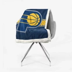 Indiana Pacers Excellent NBA Basketball Team Sherpa Fleece Blanket 2