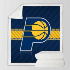 Indiana Pacers Excellent NBA Basketball Team Sherpa Fleece Blanket