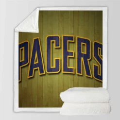 Indiana Pacers Popular NBA Basketball Club Sherpa Fleece Blanket