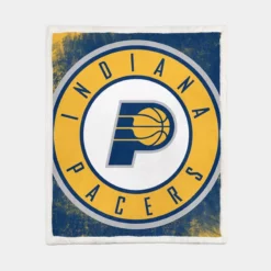 Indiana Pacers Strong NBA Basketball Team Sherpa Fleece Blanket 1