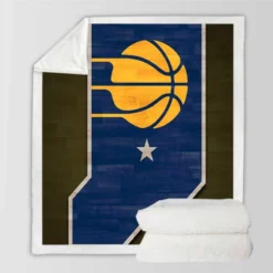 Indiana Pacers Top Ranked NBA Basketball Team Sherpa Fleece Blanket