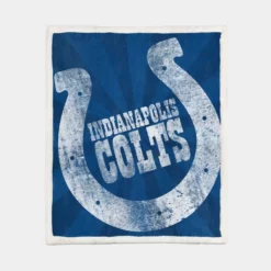 Indianapolis Colts Professional NFL Team Sherpa Fleece Blanket 1